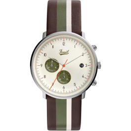 Watch strap Fossil FS5560 Leather Multicolor 22mm